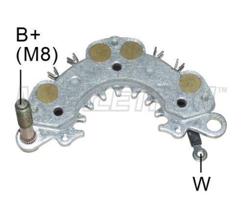 NISSAN/ SENTRA PRIMERA /ALMERA/12V/ 114MM/8 DIODOS/35AMP/
