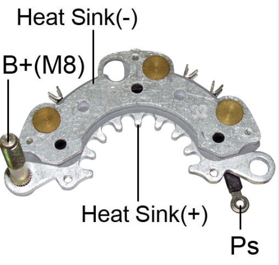 NISSAN SENTRA /HITACHI/ 114MM/ 35AMPERIOS /6DIODOS