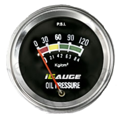 RELOJ DE PRESION DE ACEITE MECANICO DE 0-12