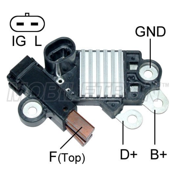 DOOSAN  MAQUINARIA / 24V / 2 TERMINALES IG D+ 