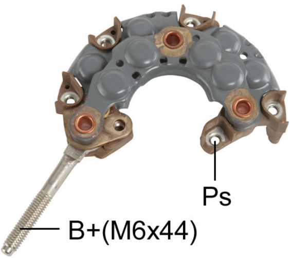 TOYOTA/ 3A/ 4A/ DENSO/ ISUZU/ DAIHATSU/ SUZUKI ALTO/ 8DIODOS/ 90MM/ 50AMP