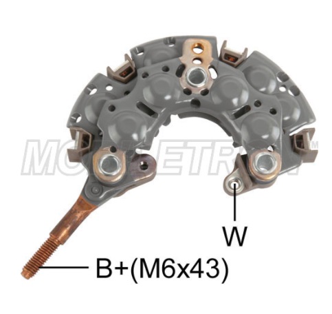 TOYOTA/ DENSO/ GM/ 103MM/ 8DIODOS