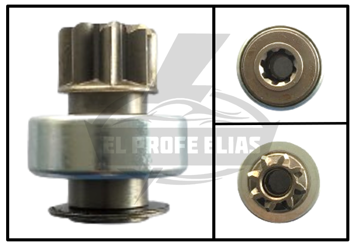 CHEVROLET /N200/ N300/ L:54MM/ PIÑON:28MM/ 8DIENTES/ 8SLINES/ ANTIHORARIO