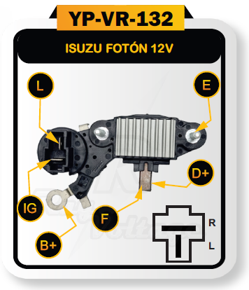 CHINO / ISUZU /  FOTÓN 12V
