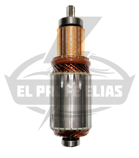 TOYOTA 2L/3L/MAZDA/BONGO/ L:167MM/G:50.5MM/19SLINES/23DELGAS/ EJE DE SLINES ALADO DEL COLECTOR