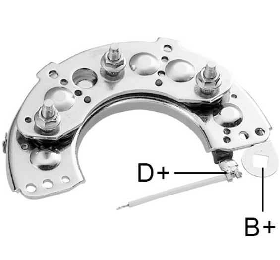 NISSAN CD17/ FD27/ ISUZU/ HITACHI/ PETROLERO PERNO BAJO /111MM/35AMP/6DIODOS