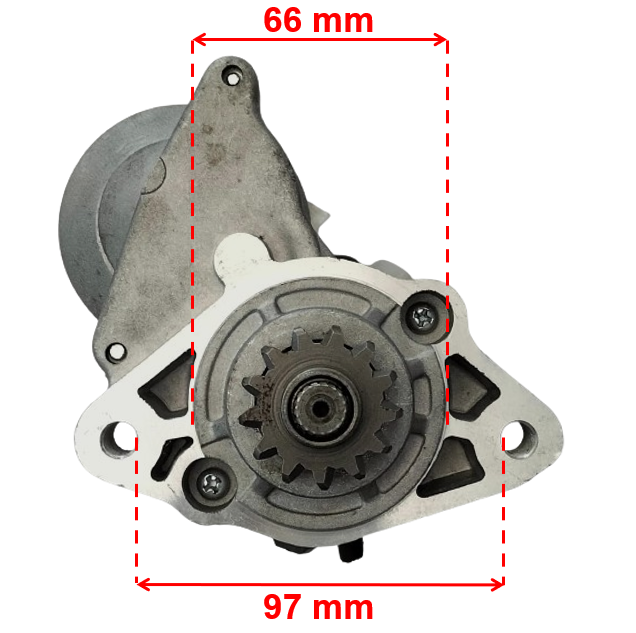 KUBOTA 12V 13DIENTES / HORARIO /REPOTENCIADO