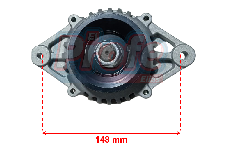 DAEWOO/ TICO/ 12V/ 50A (POLEA EN V) (ENCHUFE EN T) (MODELO ORIGINAL)