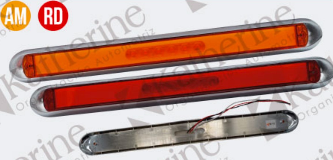 FARO LATERAL/6 LEDS/ROJO/10-30V