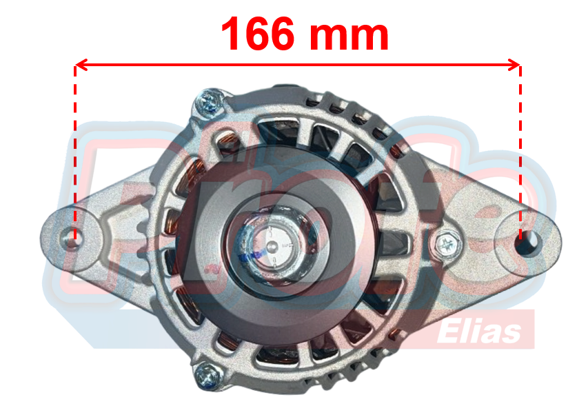 NISSAN /KIA/  PRIDE/ 12V/ 70AMP / 2PINES /1POLEA 