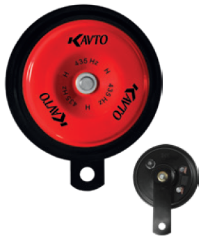 CLAXON PLATILLO (24V) 105-118DB ROJO 