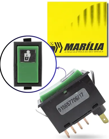 INTERRUPTOR DE TECLA/PARA VENTANA ELECTRICA