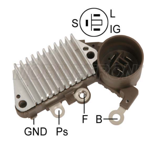TOYOTA/TERCEL/3L/DENSO/ 12V/126000-1630/126000-0980/REDONDO CORTO
