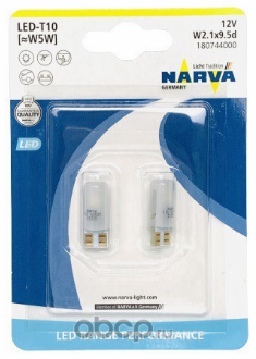 FOCO LAGRIMA LED T10 12V 5W LUZ BLANCA (SET X2)