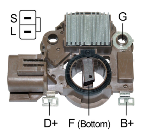MITSUBISHI/KIA SEPHIA/MAZDA/FORD/NISSAN - 12V/ S-L/TRIDIODO +