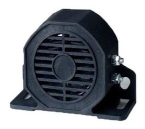 SIRENA DE RETRO 12 - 48 V / PESADA NEGRA