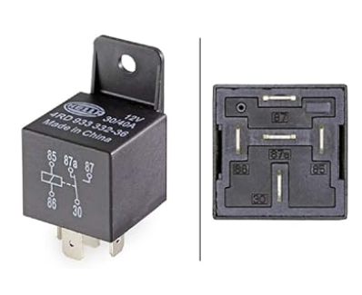 RELAY DE 5 PINES T/BOSCH 30/40AMP 12v