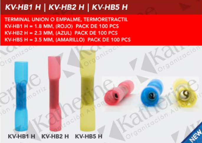 TERMINAL UNION O EMPALME 2.3MM