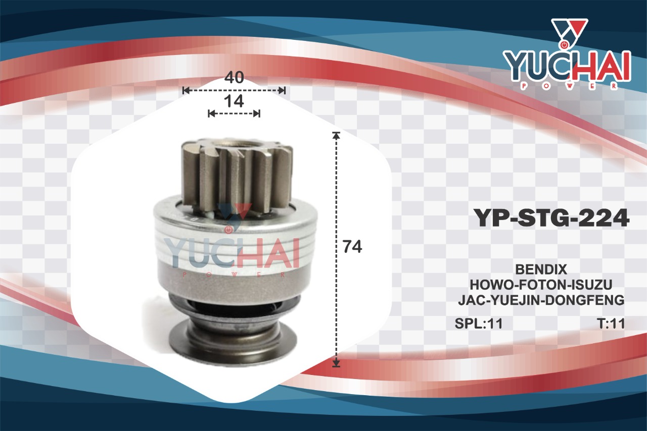 CHINO / JAC / FOTON / L:74MM/ PIÑON: 39MM /11SLINES / 11DIENTES