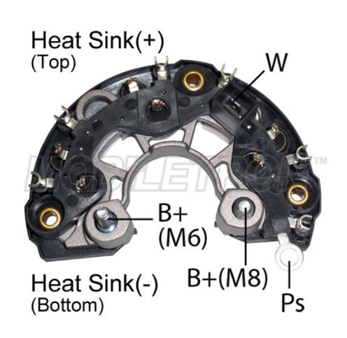 VOLVO/ V40/ CROOS/ COUNTY / FORD / 6DIODOS MERCEDES SPRINTER 12V 120MM M6