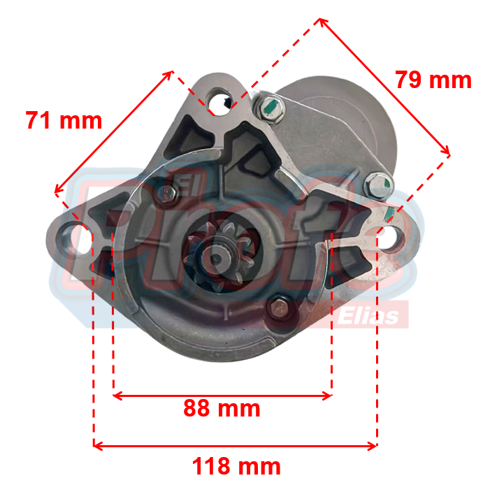 KIA BESTA 12V 9DIENTES