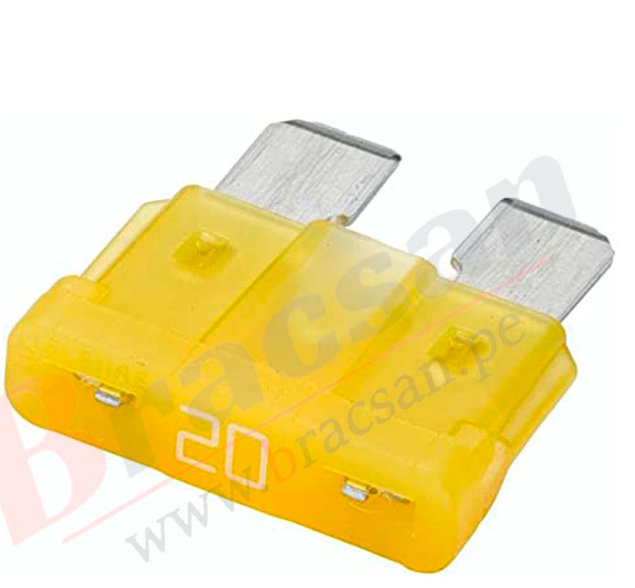 FUSIBLE DE UÑA NYLON EXTRA ZINC 20AMP