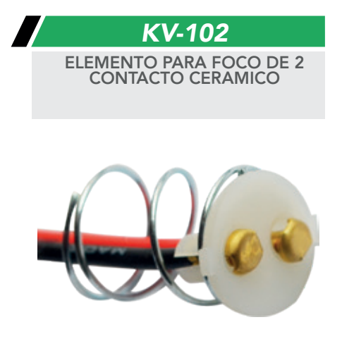 REPUESTO DE SOCKET 2 CONTACTOS