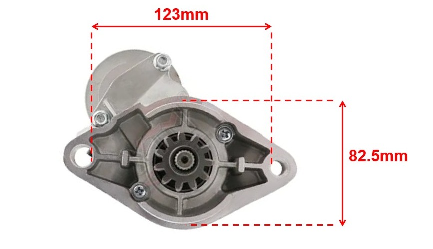 ARRANCADOR TOYOTA 2L 5L 12V 11D HORARIO /REPOTENCIADO